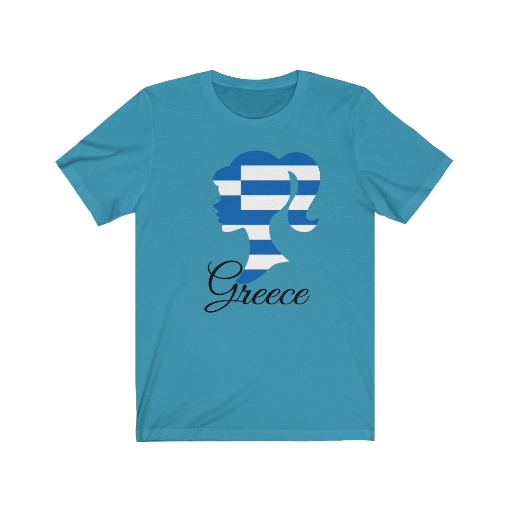 Greece Girl Flag Premium Tee 1 - Unisex