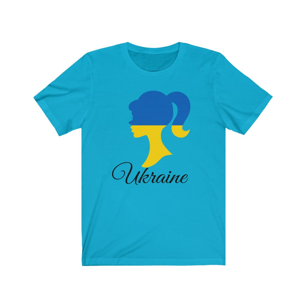 Ukraine Girl Flag Premium Tee 1 - Unisex