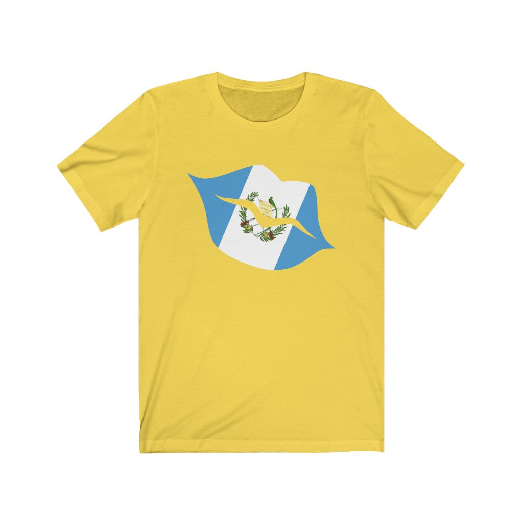 Guatemala Lips Flag Premium Tee - Unisex