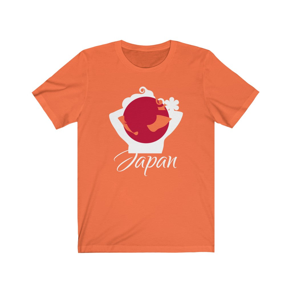 Japan Lady Flag Premium Tee 2 - Unisex
