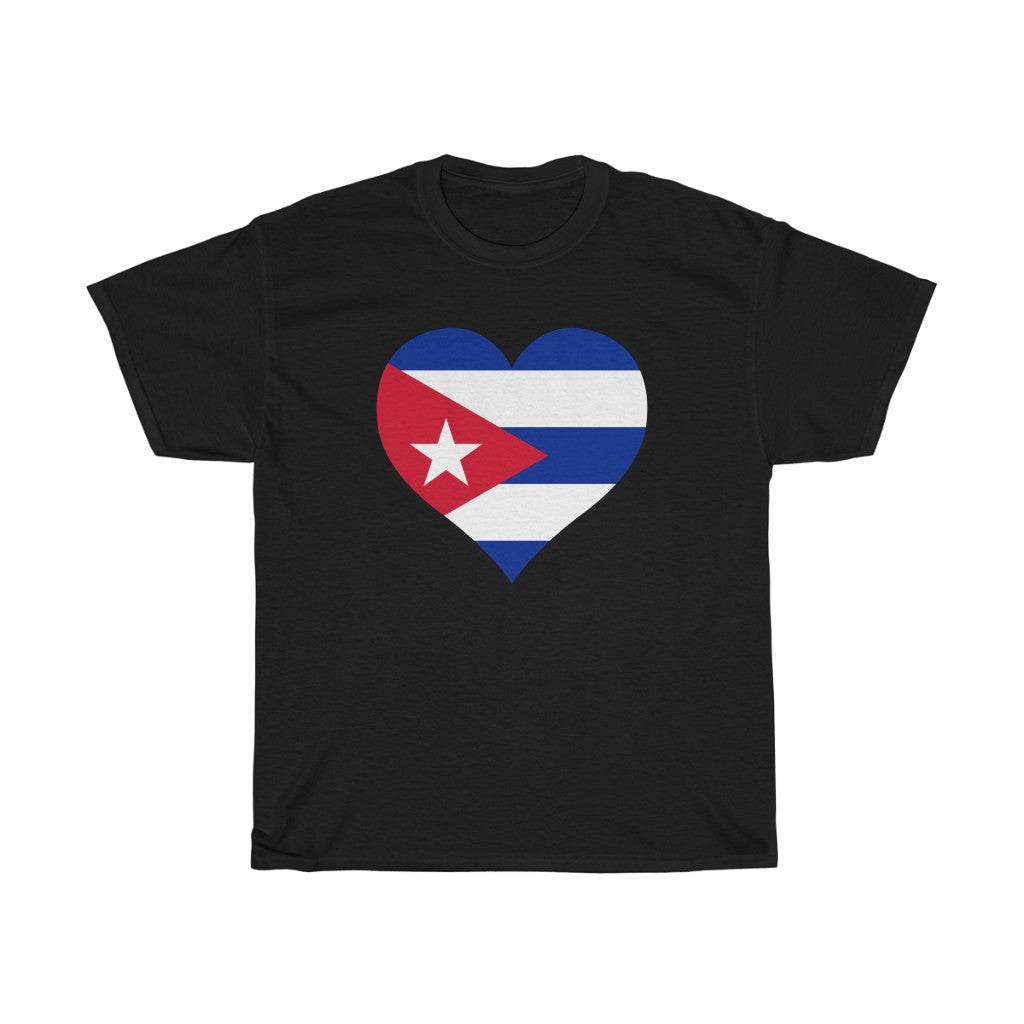 Cuba Heart Flag Standard Tee - Unisex