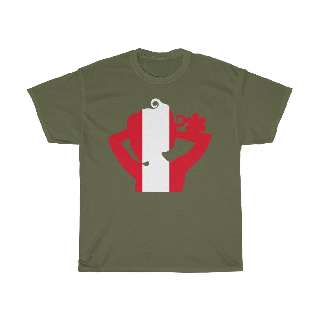 Peru Lady Flag Standard Tee - Unisex