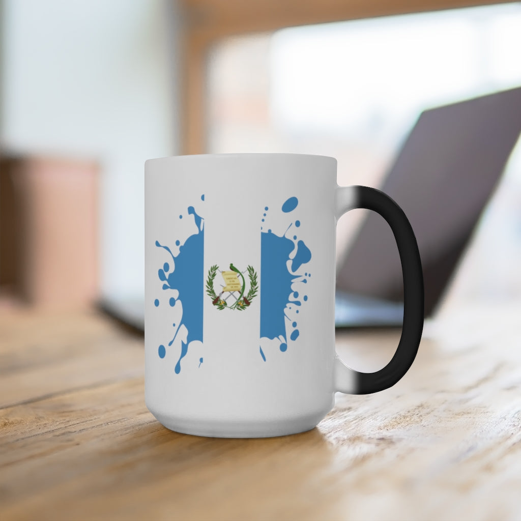Guatemala Splat Color Changing Mug