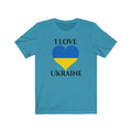 Ukraine Heart Flag Premium Tee 1 - Unisex