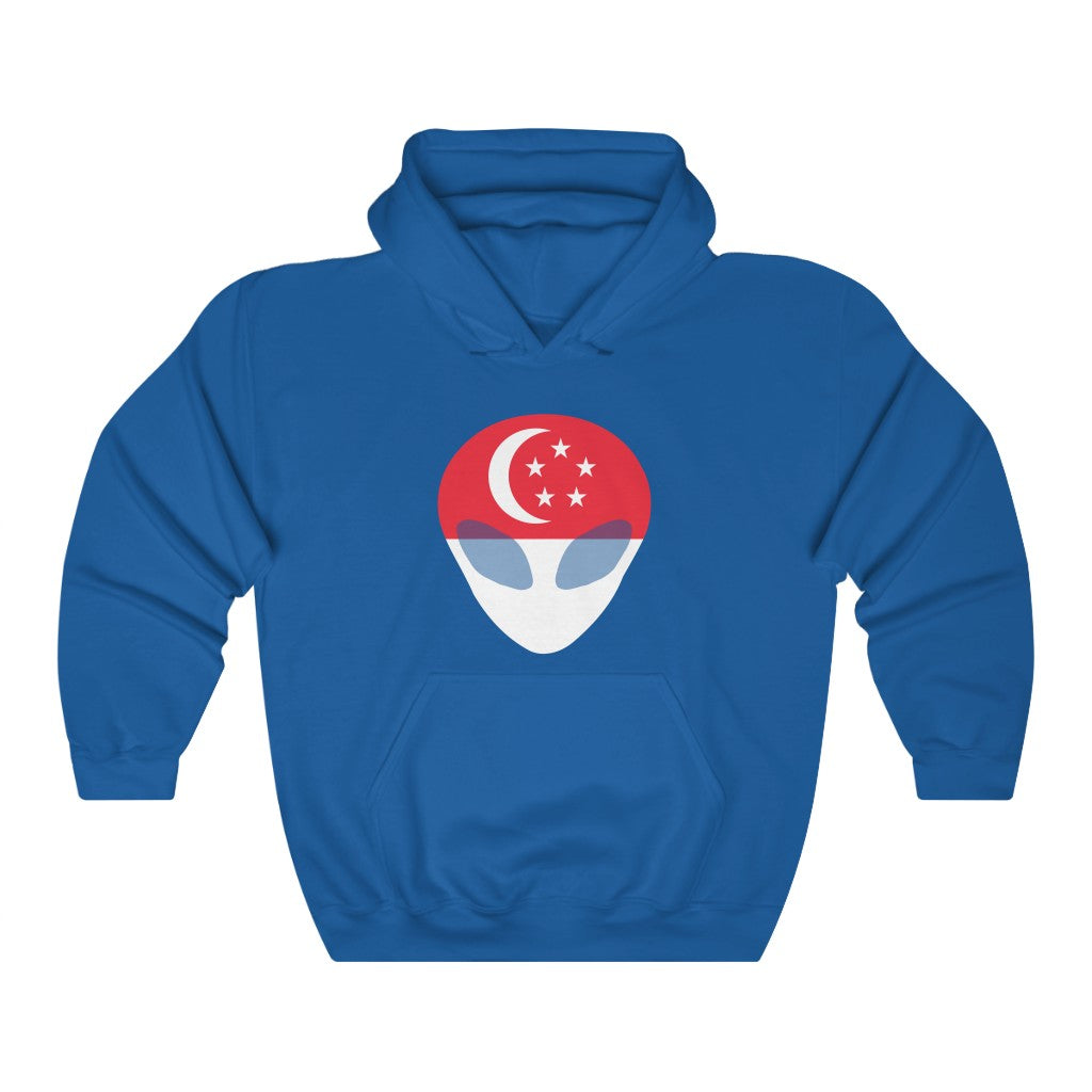 Singapore Alien Flag Hoodie Sweatshirt - Unisex