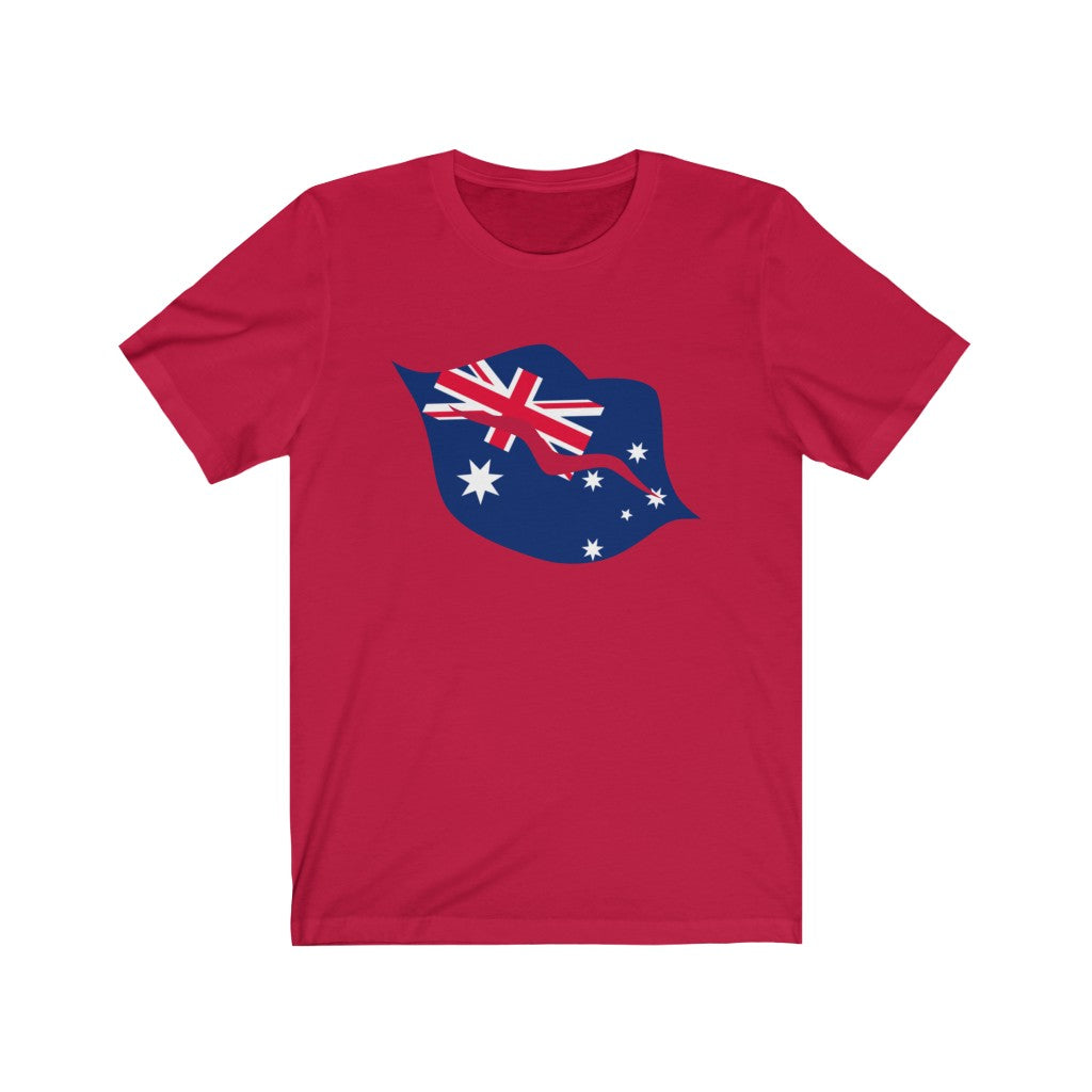 Australia Lips Flag Premium Tee - Unisex