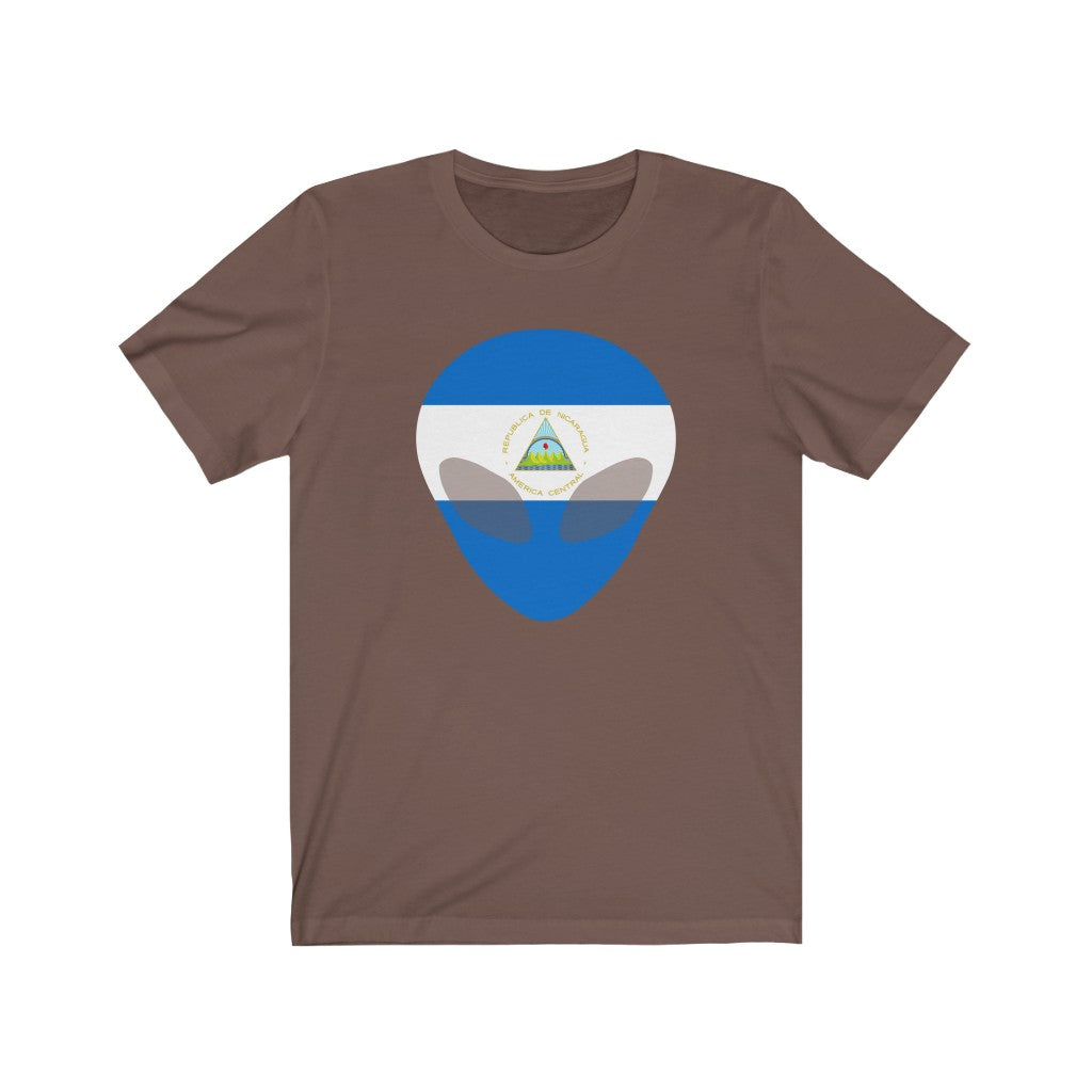 Nicaragua Alien Flag Premium Tee - Unisex