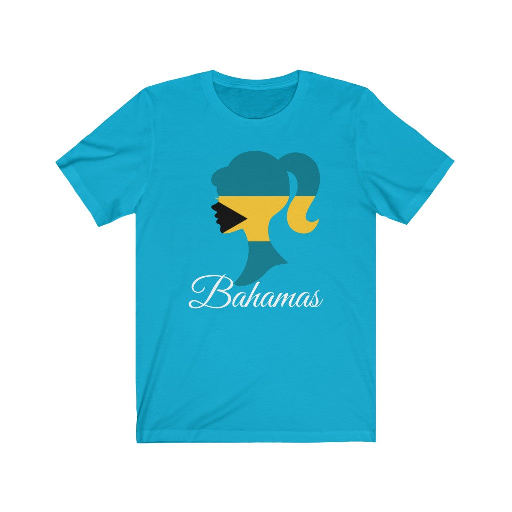 Bahamas Girl Flag Premium Tee 2 - Unisex