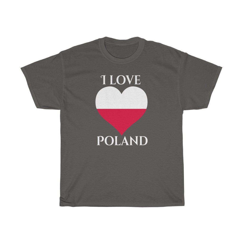 Poland Heart Flag Standard Tee 2 - Unisex