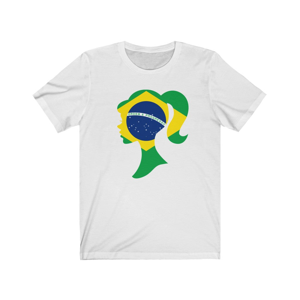 Brazil Girl Flag Premium Tee - Unisex
