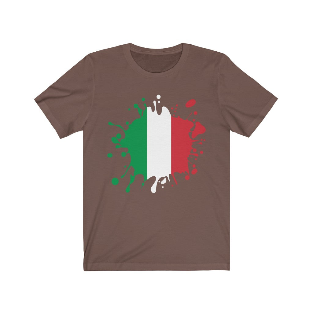 Italy Splat Flag Premium Tee - Unisex