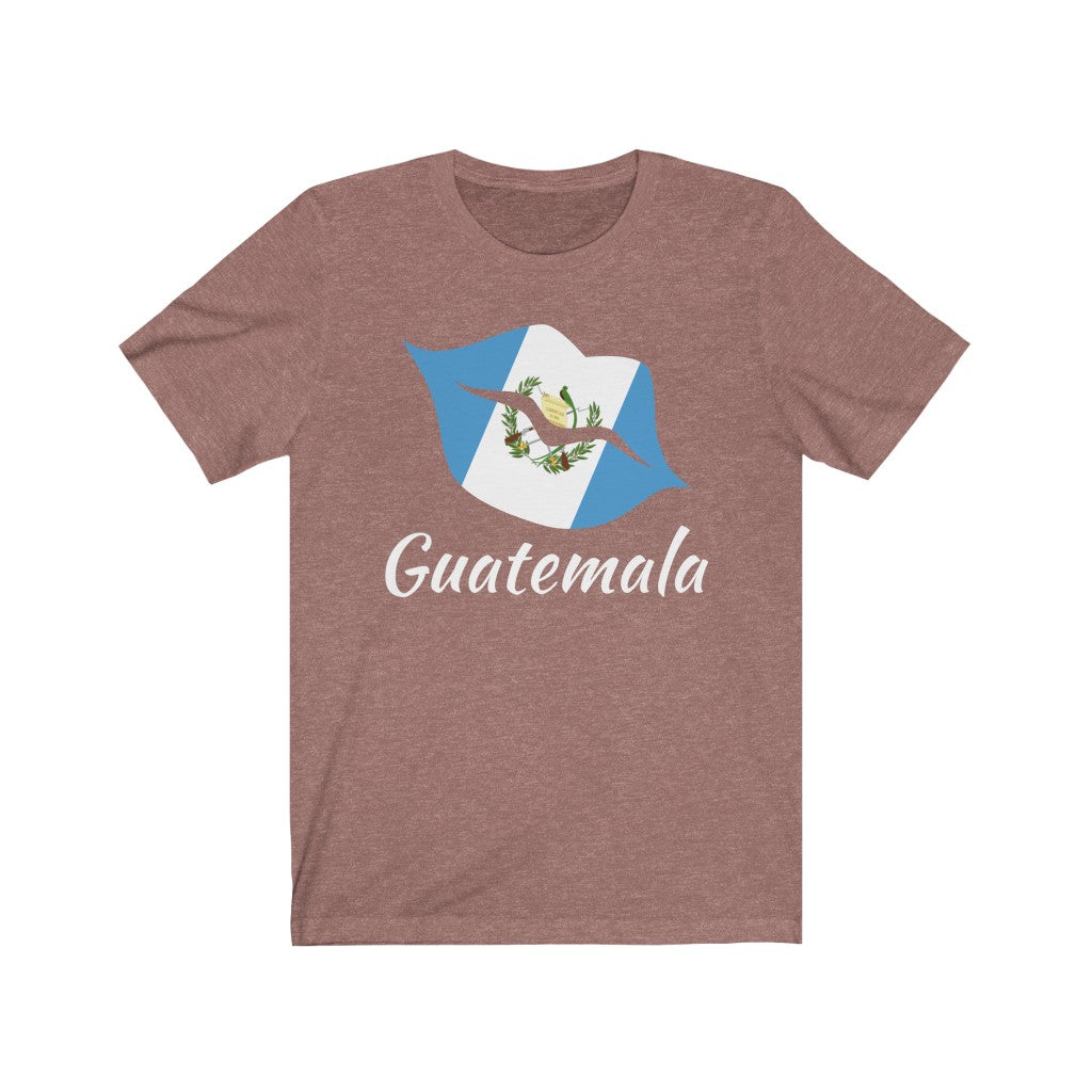 Guatemala Lips Flag Premium Tee 2 - Unisex