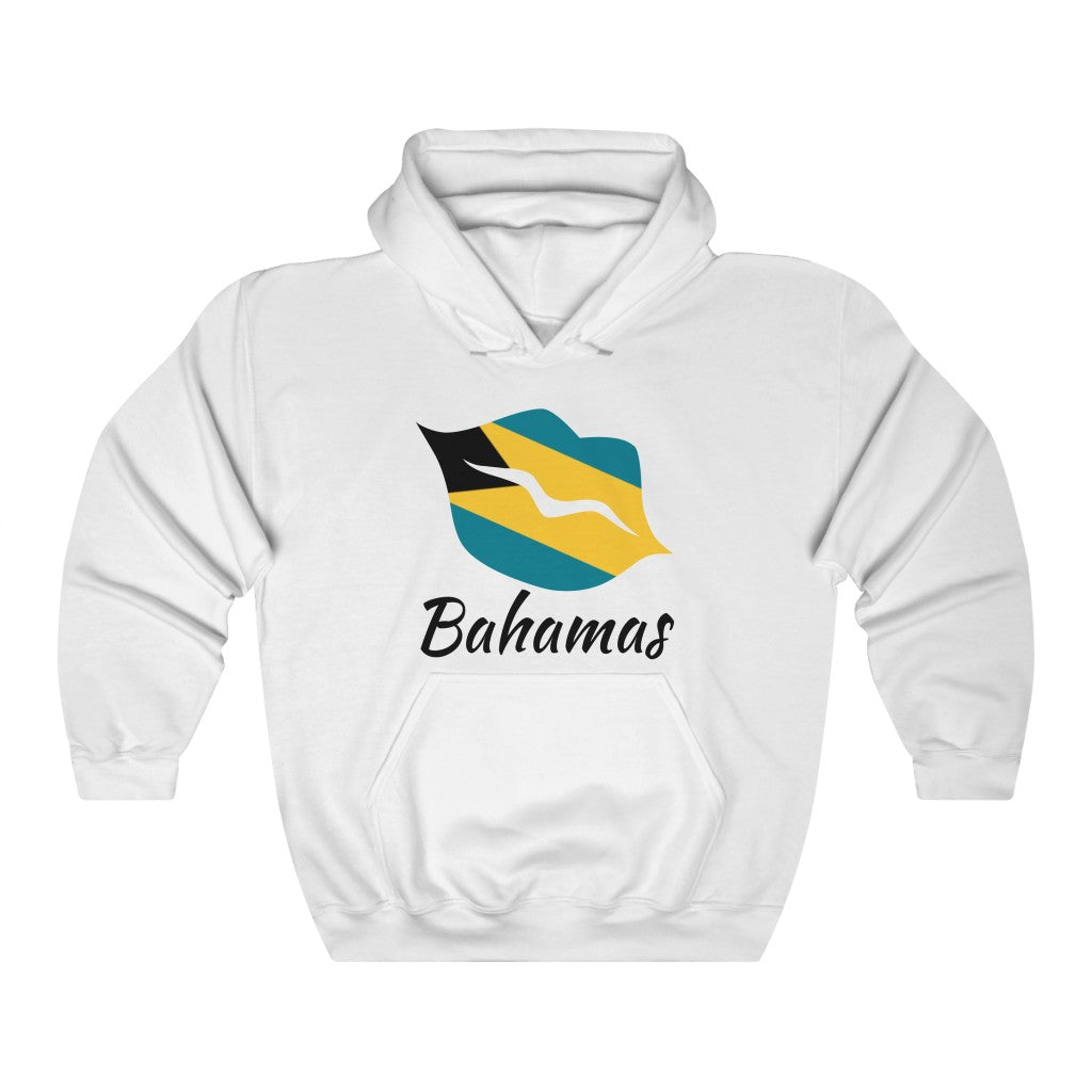 Bahamas Lips Flag Hoodie Sweatshirt 1 - Unisex
