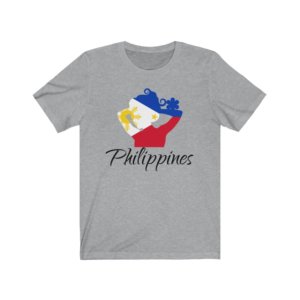 Philippines Lady Flag Premium Tee 1 - Unisex
