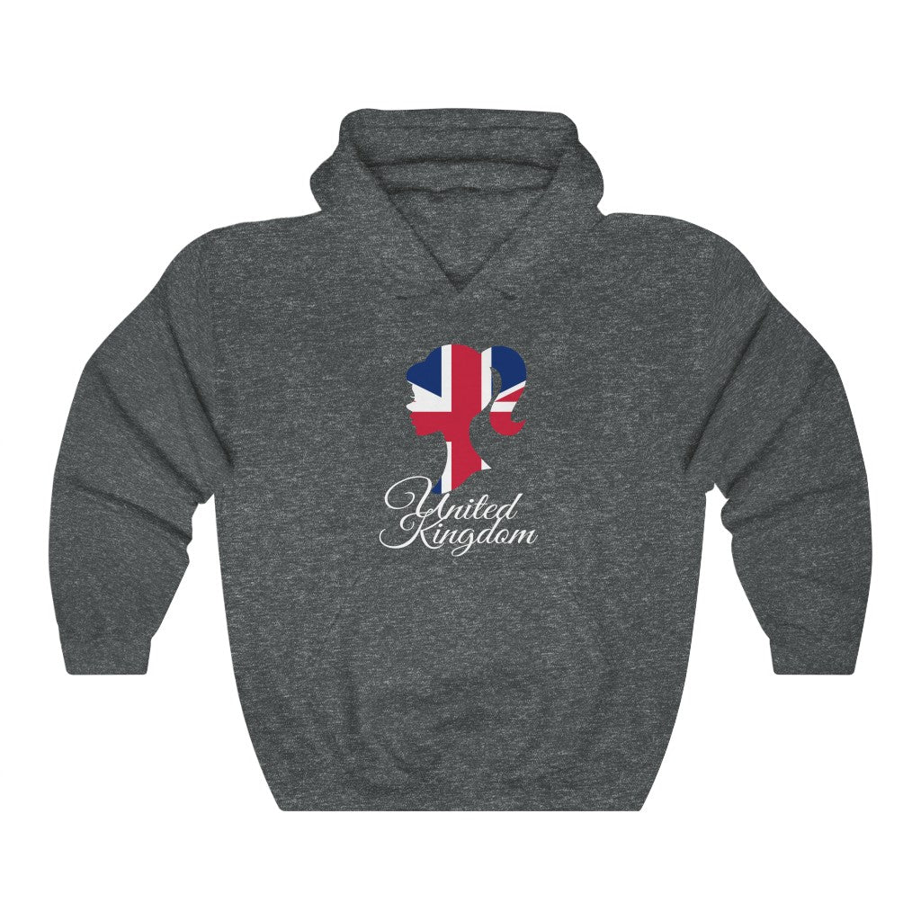 United Kingdom Girl Flag Hoodie Sweatshirt 2 - Unisex