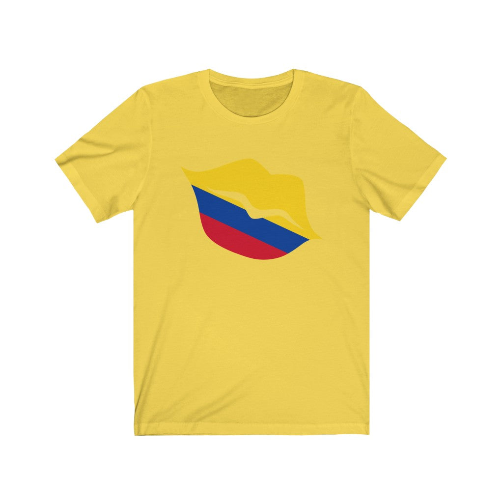Colombia Lips Flag Premium Tee - Unisex