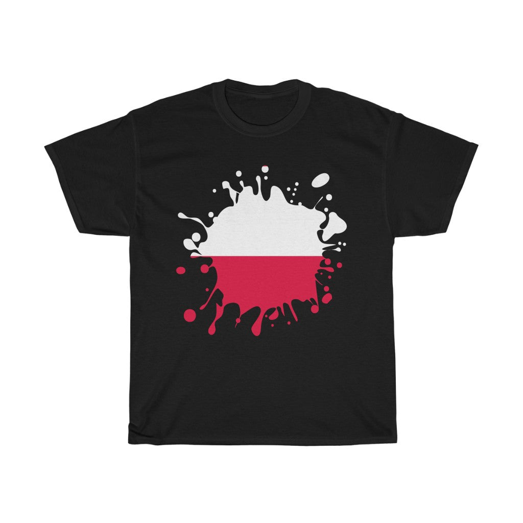 Poland Splat Flag Standard Tee - Unisex