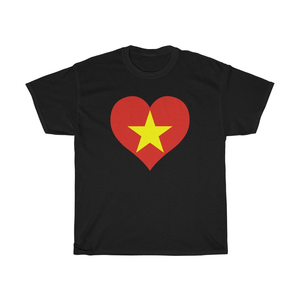 Vietnam Heart Flag Standard Tee - Unisex
