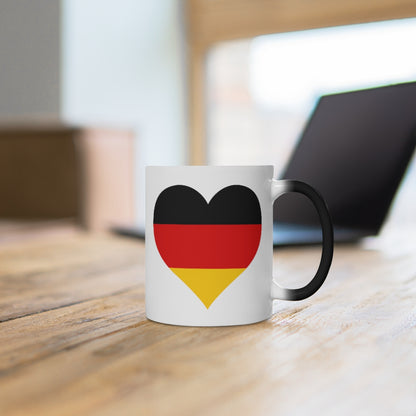 Germany Heart Color Changing Mug