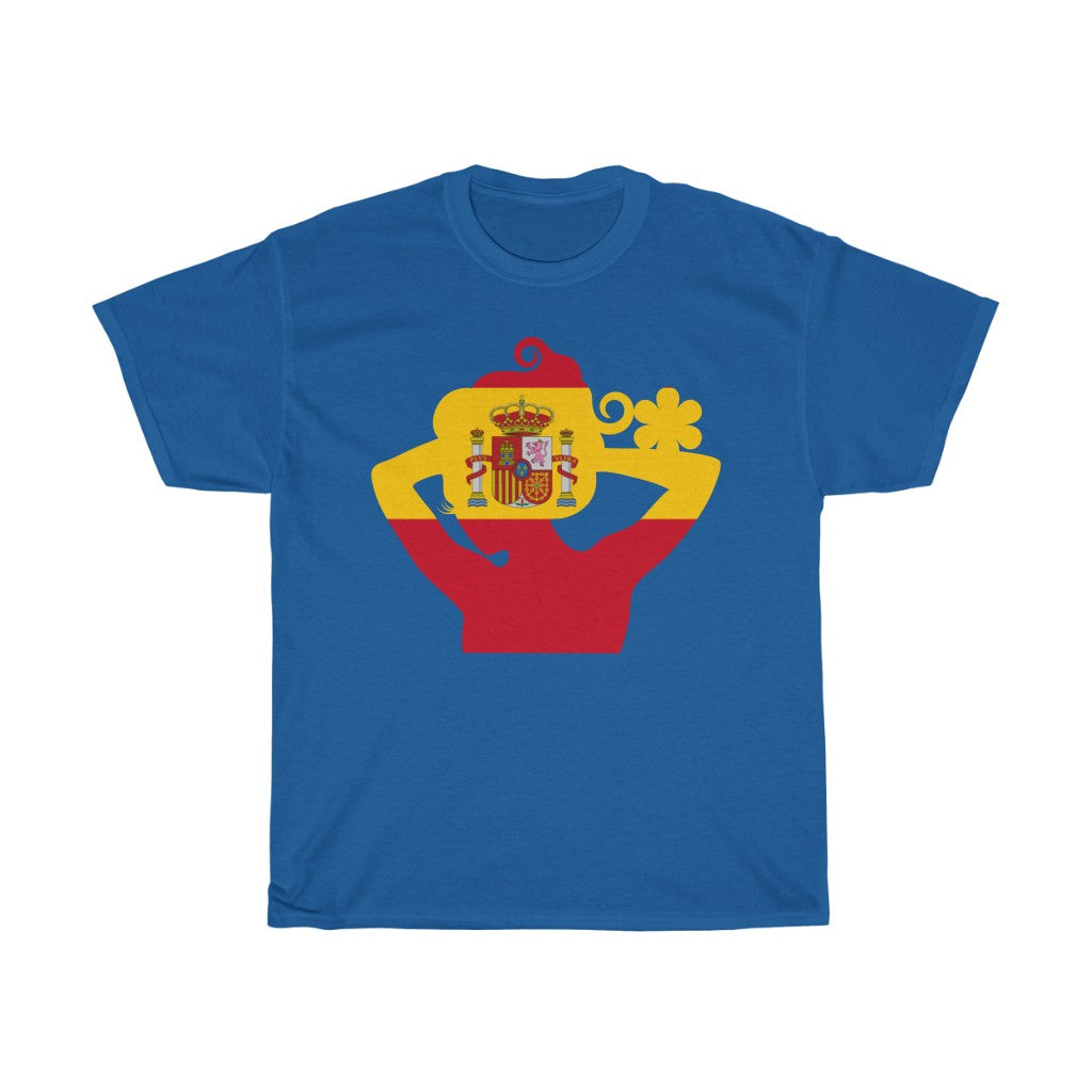 Spain Lady Flag Standard Tee - Unisex