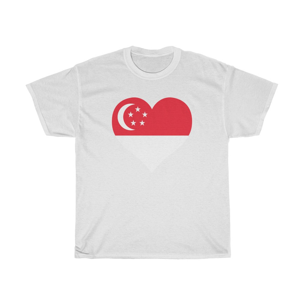 Singapore Heart Flag Standard Tee - Unisex