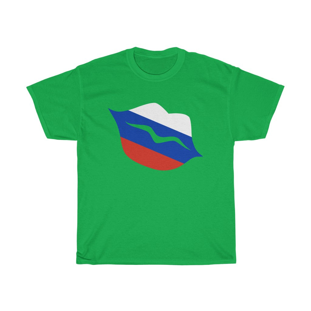 Russia Lips Flag Standard Tee - Unisex