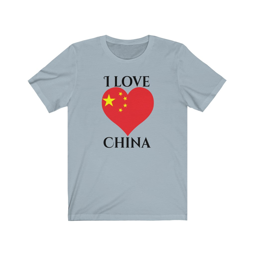China Heart Flag Premium Tee 1 - Unisex