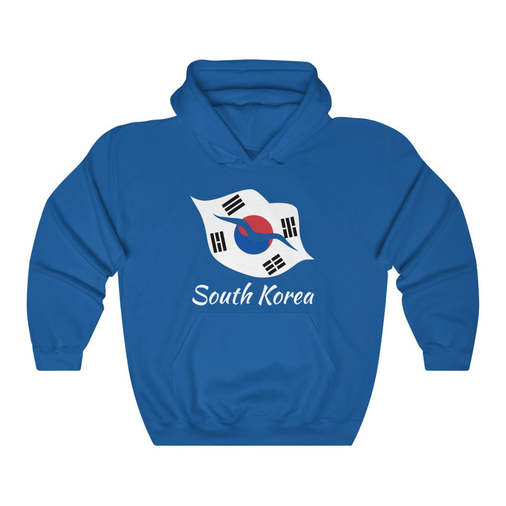 South Korea Lips Flag Hoodie Sweatshirt 2 - Unisex