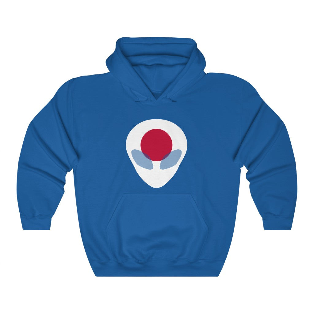 Japan Alien Flag Hoodie Sweatshirt - Unisex