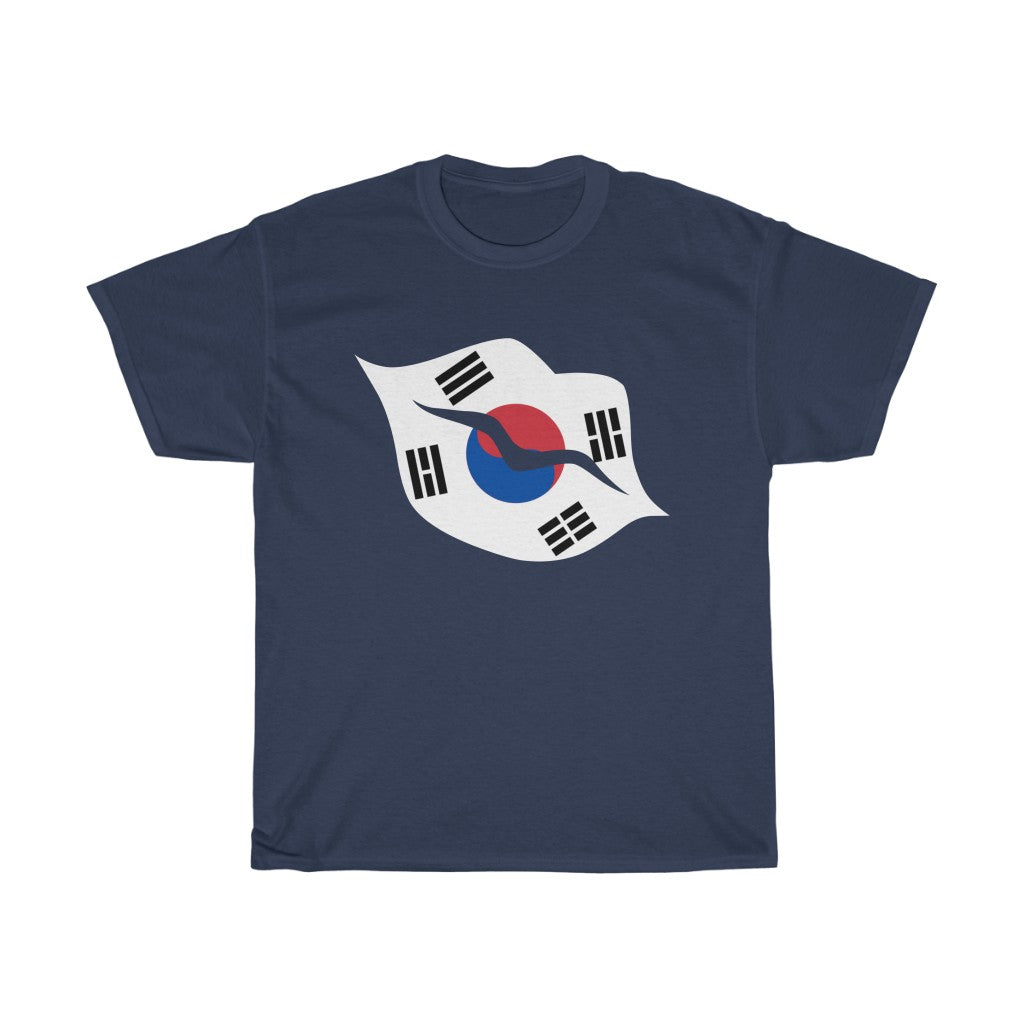 South Korea Lips Flag Standard Tee - Unisex