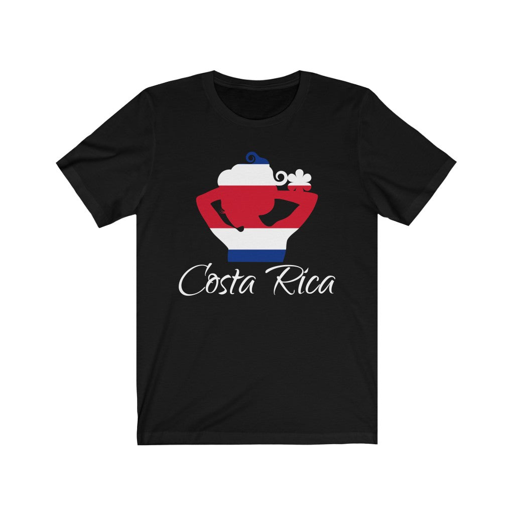 Costa Rica Lady Flag Premium Tee 2 - Unisex