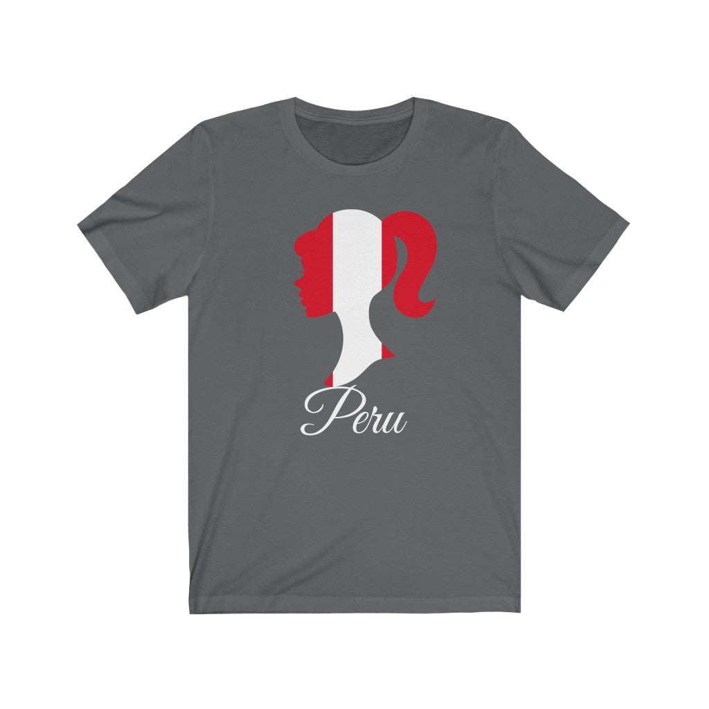 Peru Girl Flag Premium Tee 2 - Unisex