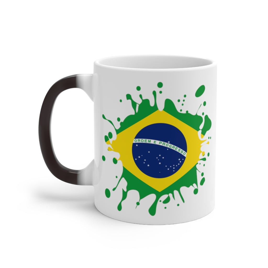 Brazil Splat Color Changing Mug