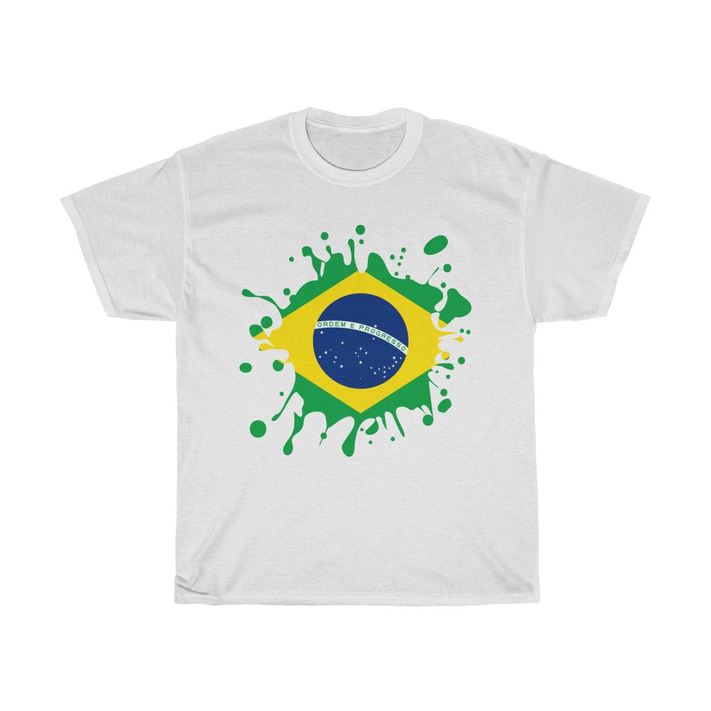 Brazil Splat Flag Standard Tee - Unisex