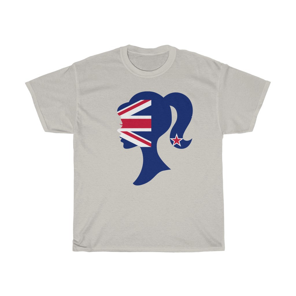 New Zealand Girl Flag Standard Tee - Unisex