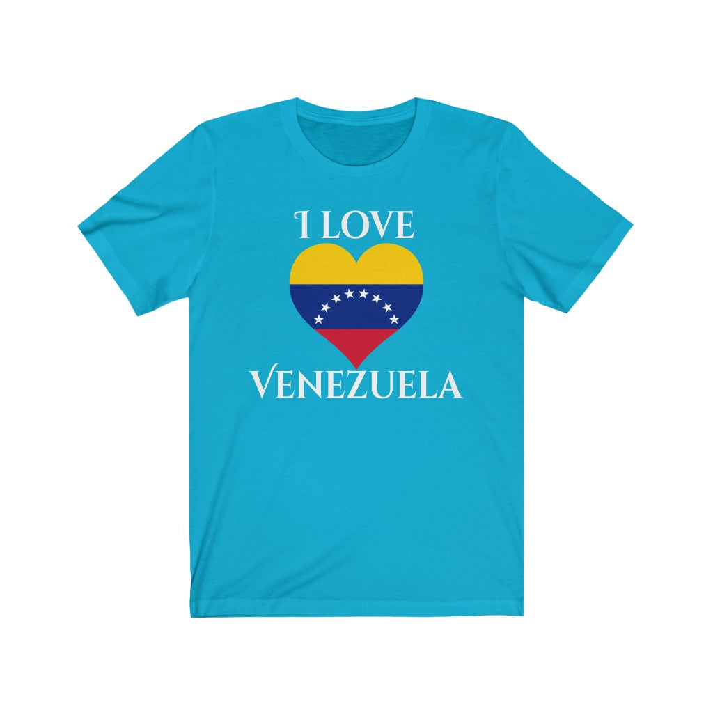 Venezuela Heart Flag Premium Tee 2 - Unisex