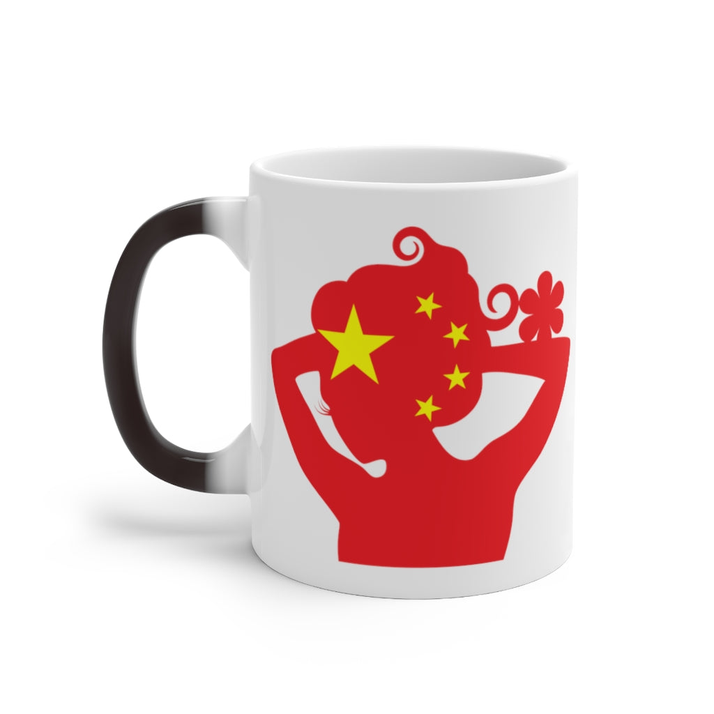 China Lady Color Changing Mug
