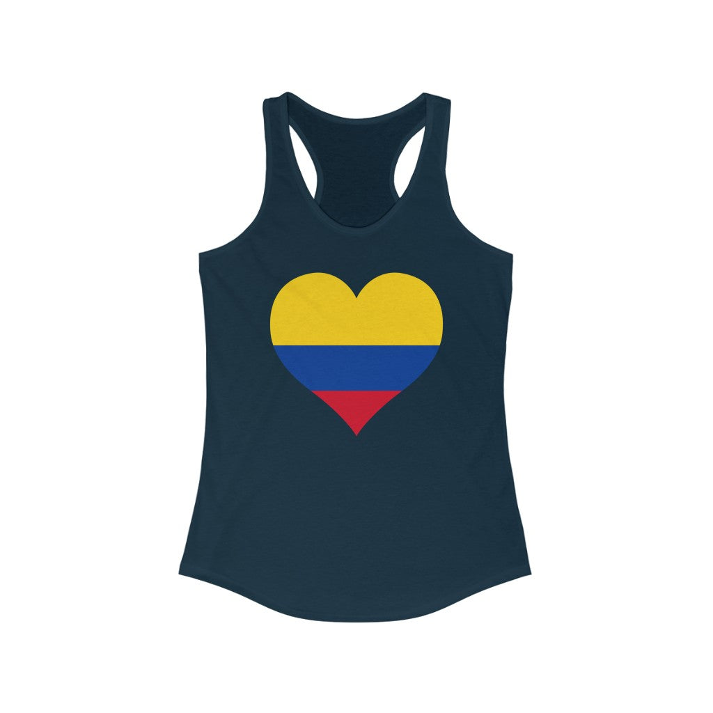 Colombia Heart Flag Tank - Women