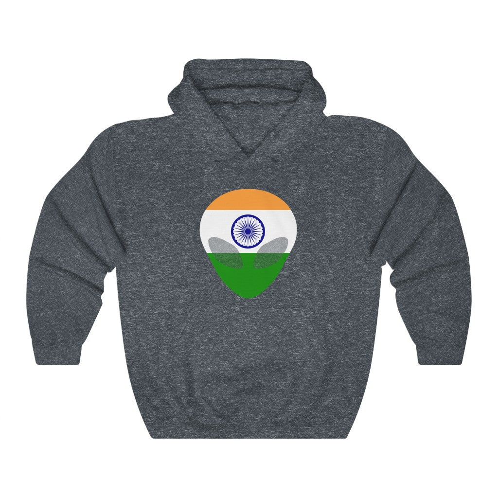 India Alien Flag Hoodie Sweatshirt - Unisex
