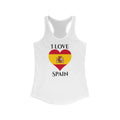 Spain Heart Flag Tank 1 - Women