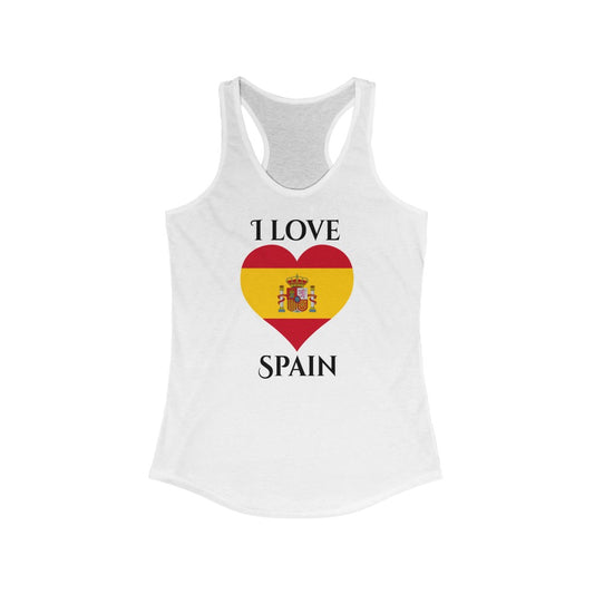 Spain Heart Flag Tank 1 - Women