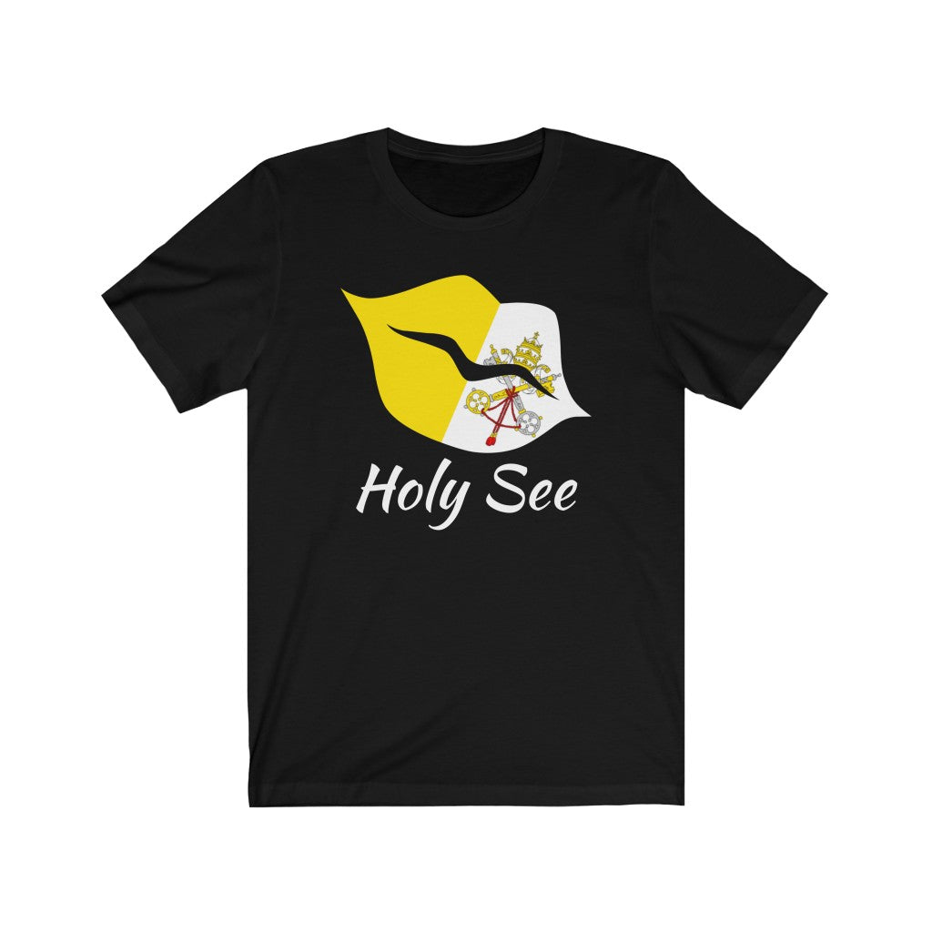 Holy See Lips Flag Premium Tee 2 - Unisex