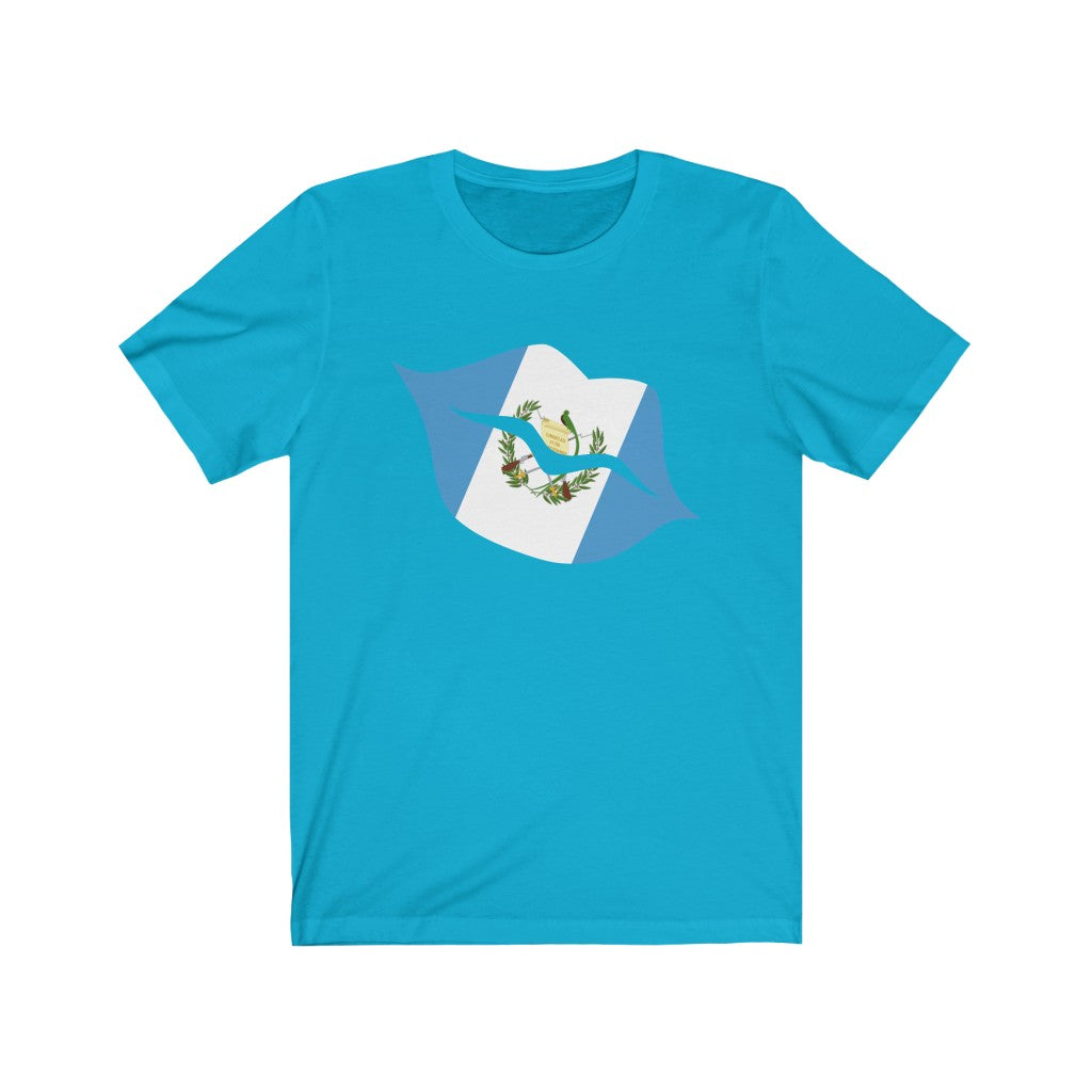 Guatemala Lips Flag Premium Tee - Unisex