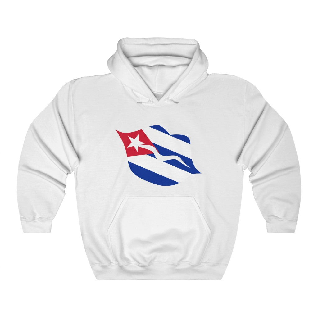 Cuba Lips Flag Hoodie Sweatshirt - Unisex