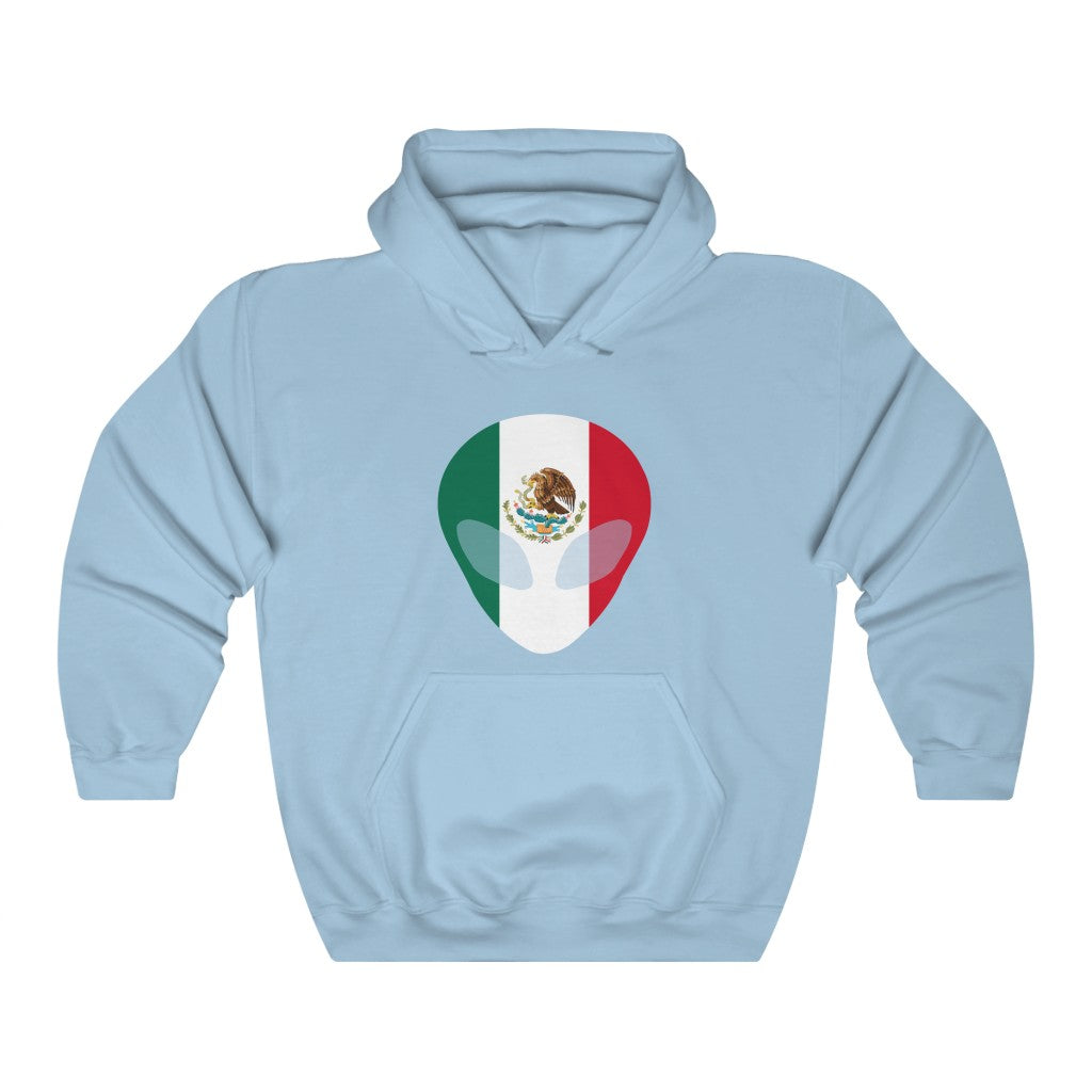 Mexico Alien Flag Hoodie Sweatshirt - Unisex