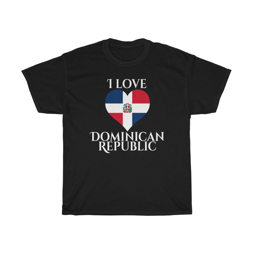 Dominican Republic Heart Flag Standard Tee 2 - Unisex