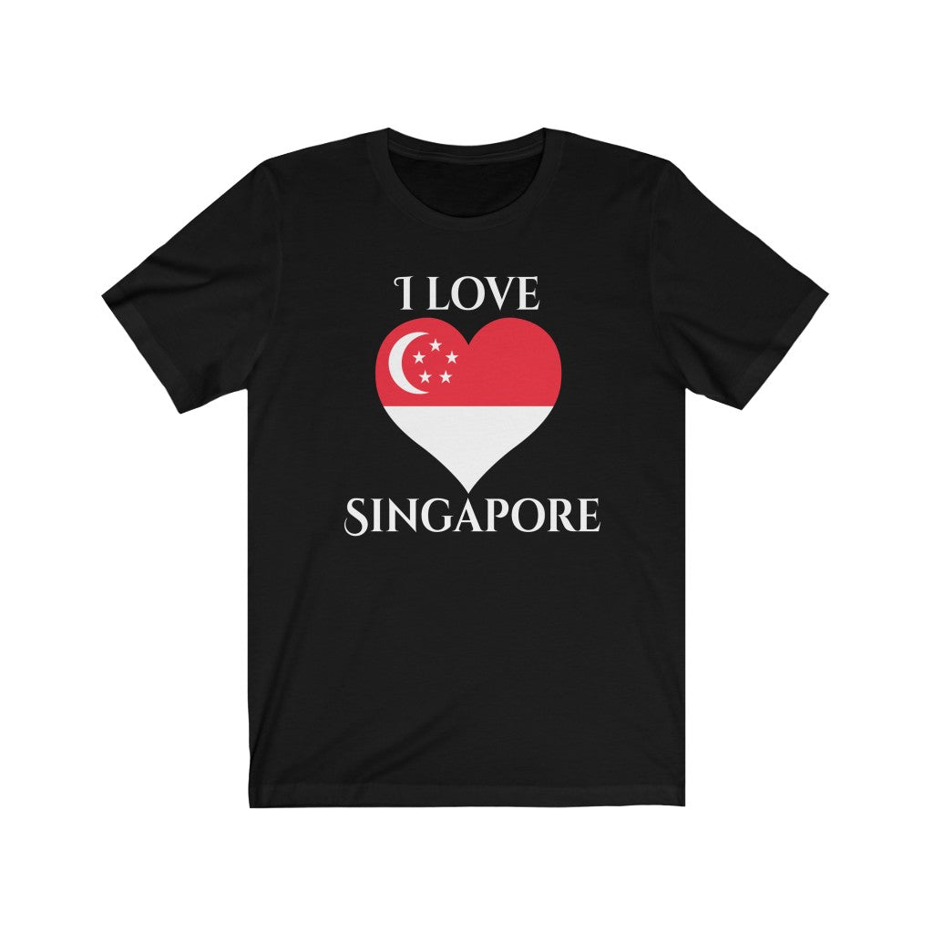 Singapore Heart Flag Premium Tee 2 - Unisex