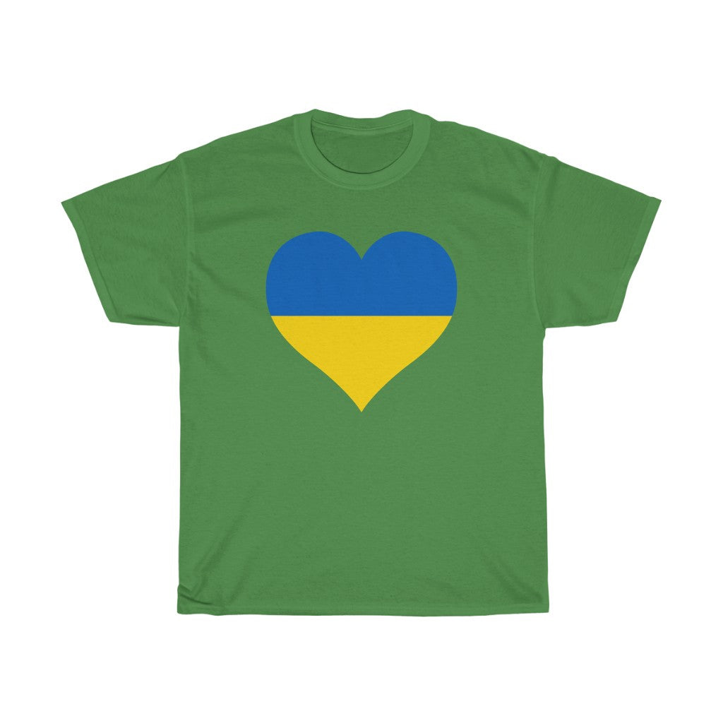 Ukraine Heart Flag Standard Tee - Unisex