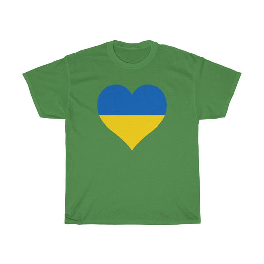 Ukraine Heart Flag Standard Tee - Unisex