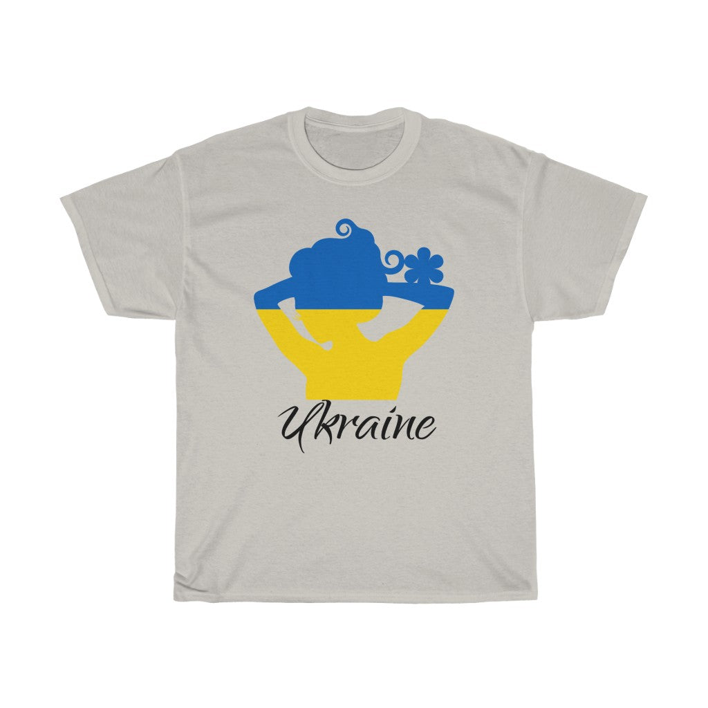 Ukraine Lady Flag Standard Tee 1 - Unisex